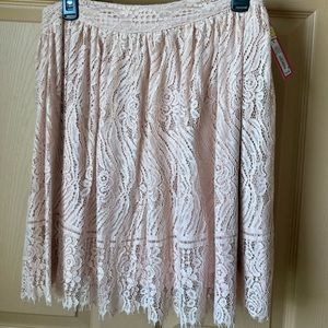 Light Pink Lacy Skirt